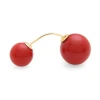 Doble cabeza perla curvo broche mujer simple broche inserto tipo cardigan hebillas bufanda accesorios hombre y mujer Specification image